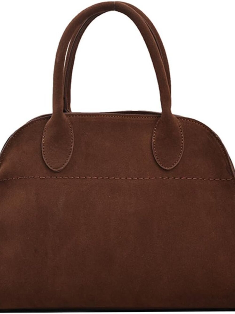 Womens Suede Tote Bag, Faux Leather Tote Bag for Women Vintage Top Handle Bag Fa